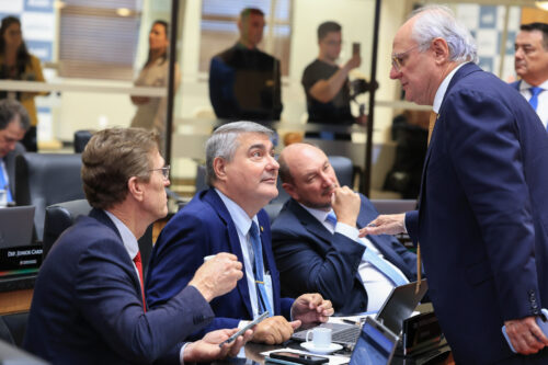 - Deputado Volnei Weber (MDB)
- Deputado Antídio Lunelli (MDB) 	
 - Deputado Mauro de Nadal (MDB) 	
 - Deputado Dr. Vicente Caropreso (PSDB)