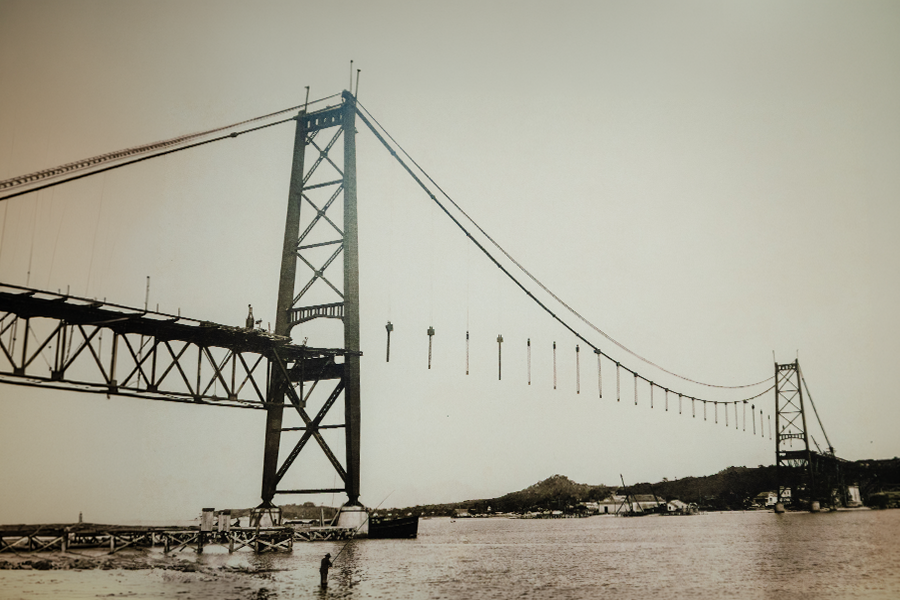 Ponte Hercílio Luz em 1926