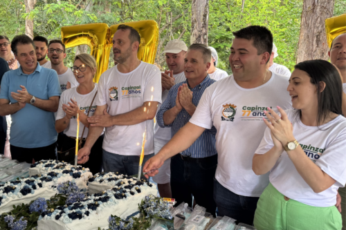 Rodrigo Minotto anuncia emenda de R$ 350 mil para Capinzal durante comemoração dos 77 anos de emancipação