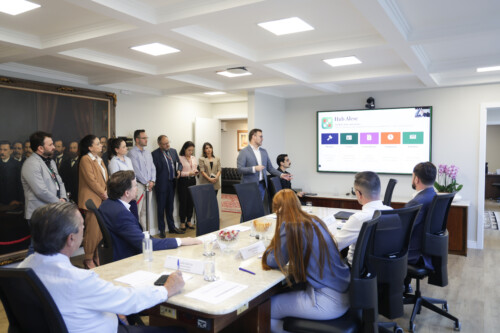 Tecnologia foi apresentada para os membros da Mesa da Alesc, na manhã desta quarta (22)