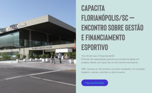 Alesc recebe Encontro de Gestão e Financiamento Esportivo, saiba como participar