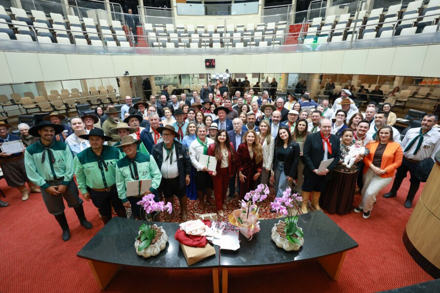 A solenidade aconteceu no Plenário da Assembleia Legislativa.
