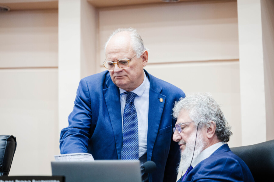 Deputados Dr. Vicente Caropreso e Padre Pedro Baldissera (PT).