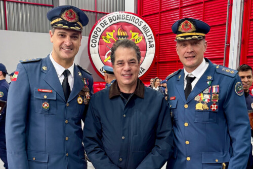 Minotto prestigia solenidades do Corpo de Bombeiros Militar em Criciúma e Araranguá