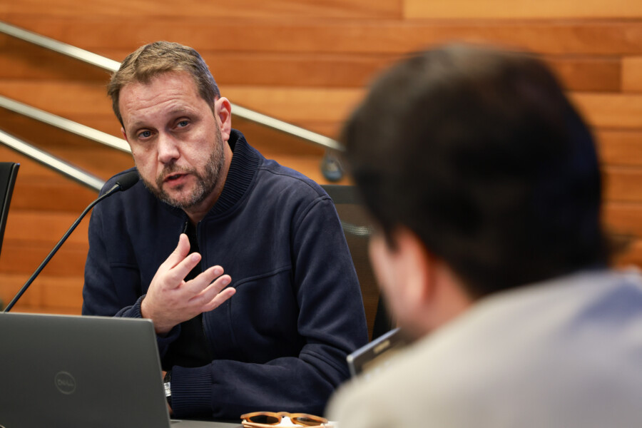 Especialista participa de reunião da comissão mista sobre o fenômeno El Niño na Assembleia Legislativa.