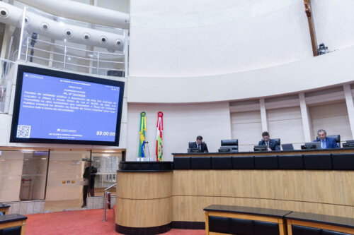 Plenário da Alesc, durante a votação dos projetos de lei, na tarde desta terça-feira (14)