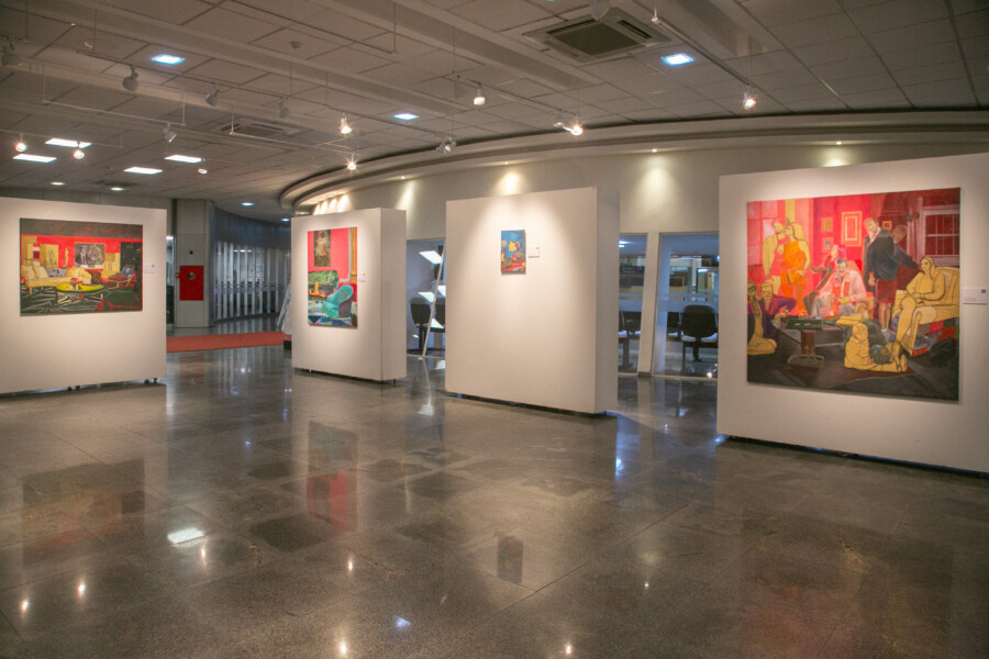 Obra apresentada na exposição Entre Ilhas e Travessias