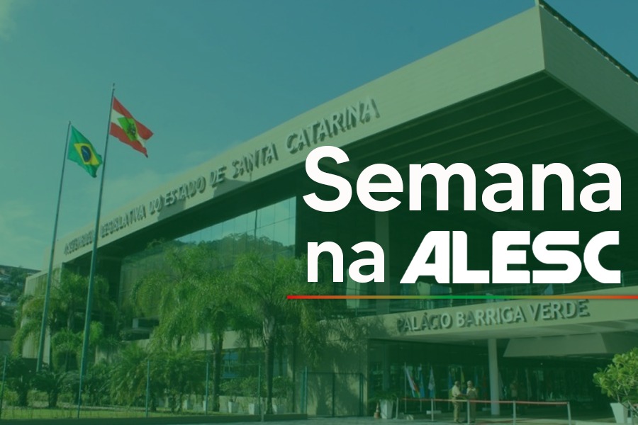 Alesc terá seminários, sessão especial e reuniões de comissões na próxima semana